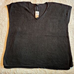 J. Jill Wearever Collection women's size 2X black knit sweater NEW